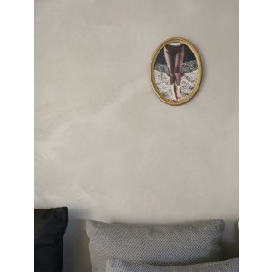Kunststof lijst s100 ovaal 10x15 cm goud