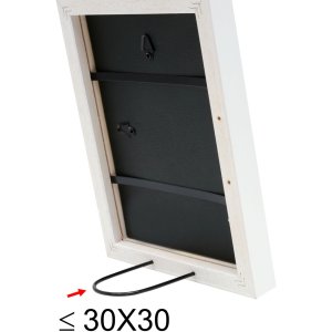 Houten lijst s40r 10x15 cm wit