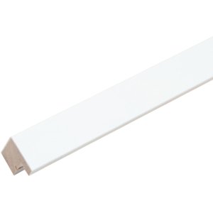 Houten lijst s40r 13x13 cm wit