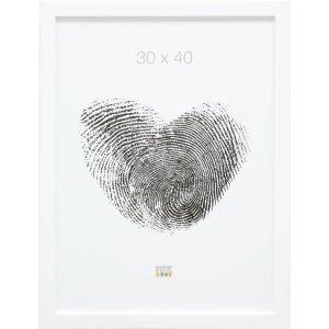 Houten lijst s40r 18x24 cm wit
