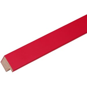 Houten lijst s40r 18x24 cm rood