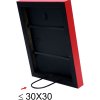 Houten lijst s40r 18x24 cm rood