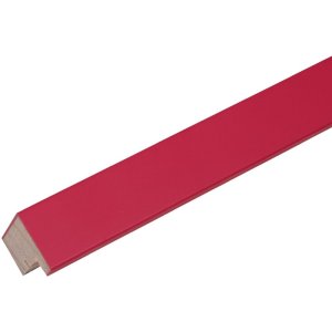 Houten lijst s40r 40x50 cm rood