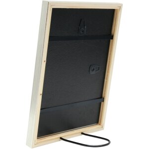 Houten lijst s41j Deknudt 30x40 cm zilver
