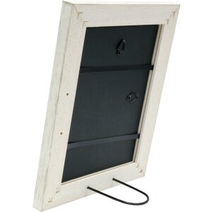 Houten lijst s49b wit gelakt 18x24 cm