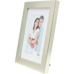 Kunststof lijst s41vd4 zilver glans 10x15 cm