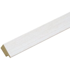 Kunststof lijst s41vf1 wit structuur 20x30 cm