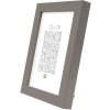 Houten lijst s40r 13x13 cm donkergrijs