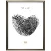 Kunststof lijst s42jd 30x40 cm zilver