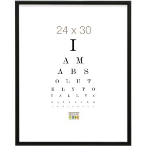 Aluminium lijst s024 Maarii 40x50 cm zwart