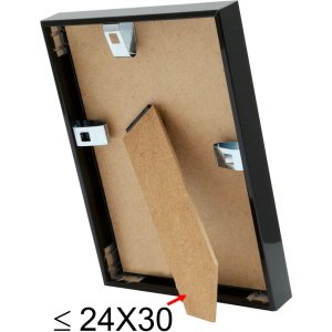 Aluminium lijst s024 Maarii 40x50 cm zwart