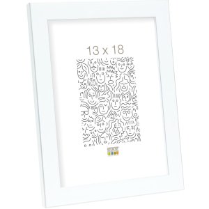 Kunststof lijst s41vk1 wit 15x20 cm