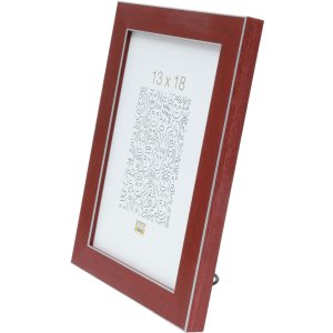 Kunststof lijst s41vk4 rood 9x13 cm