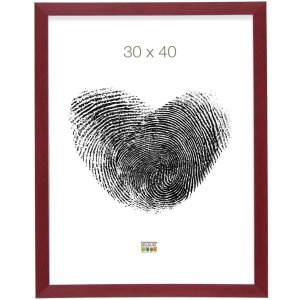 Kunststof lijst s41vk4 rood 9x13 cm