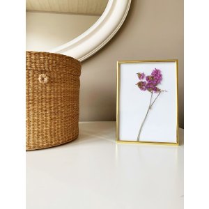 Metalen lijst s58ms goud 10x15 cm smalle strook