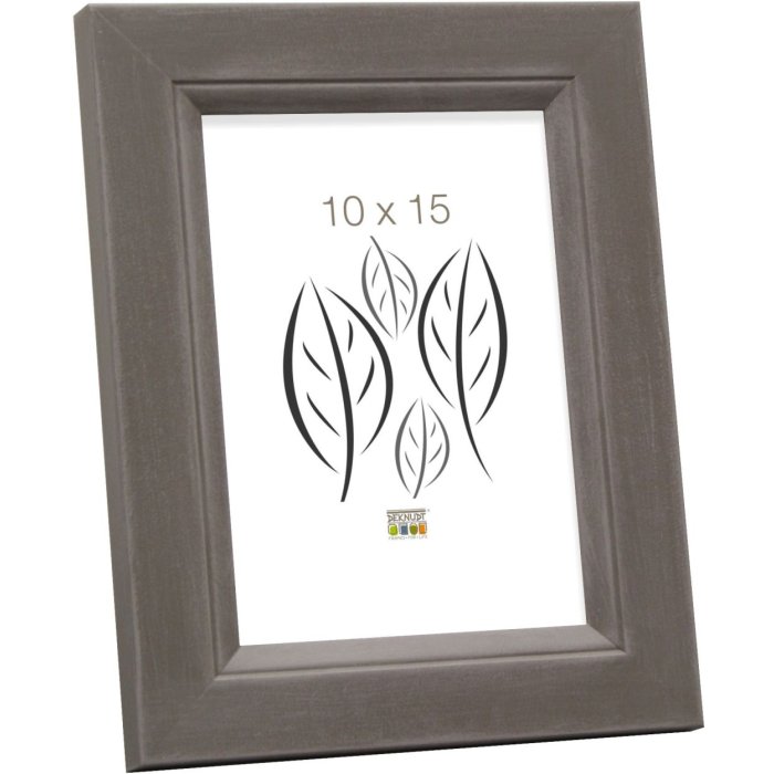 Houten lijst s42l grijs 10x15 cm