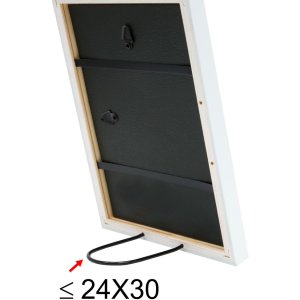 Fotolijst grijs-wit hout 15,0 x20,0 cm s43al