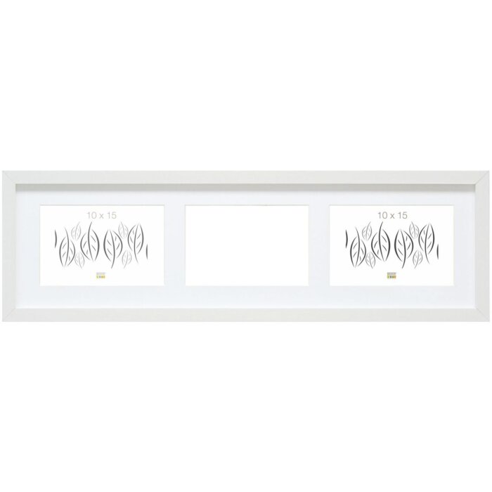 Galerijlijst s66kc6 wit 3 fotos 15x20 cm