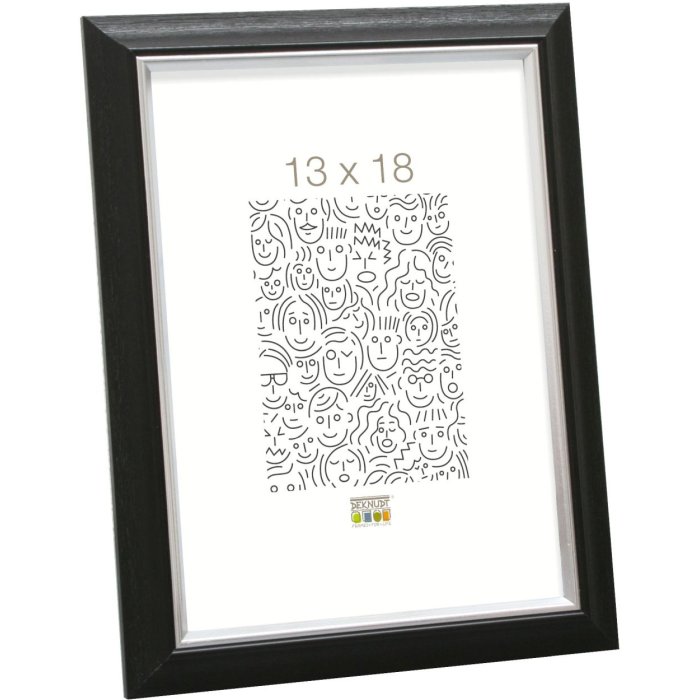 Deknudt Kunststof lijst s42jd 13x18 cm zwart