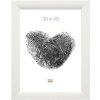 Houten lijst s53g wit 40x50 cm