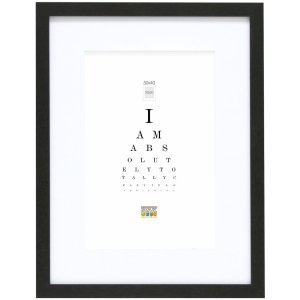 Houten lijst s66kf2 zwart 18x24 cm