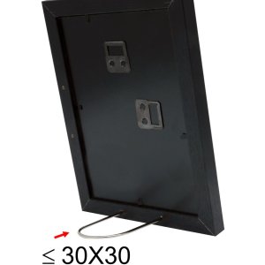 Houten lijst s66kf2 zwart 30x40 cm