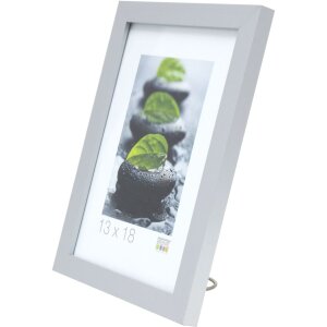 Deknudt mdf houten lijst s44c 18x24 cm zilver