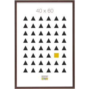 Deknudt mdf houten lijst s44c 18x24 cm donkerbruin