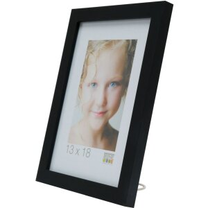 Deknudt mdf houten lijst s44c 13x18 cm zwart