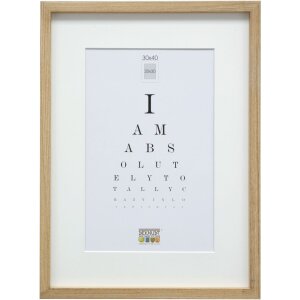 Houten lijst s40a eik 20x30 cm - 15x20 cm