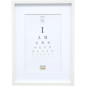 Houten lijst s40a wit 13x18 cm - 10x15 cm