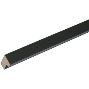 Houten lijst s40a zwart 15x20 cm - 13x18 cm
