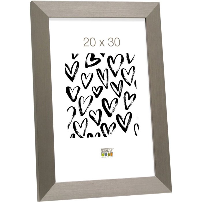 Deknudt Kunststof lijst s42p zilver 13x18 cm