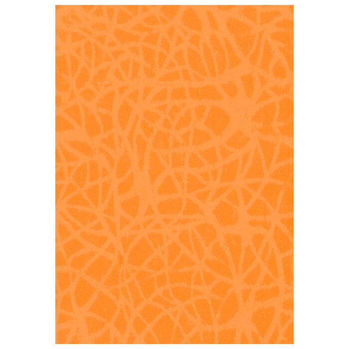 Papier 70x100 cm Handgeschepte Lussen oranje