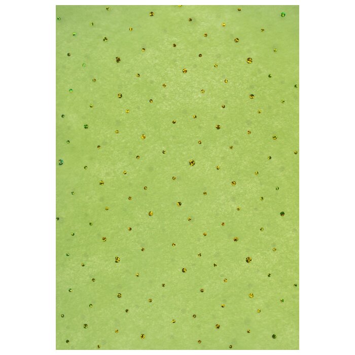 Papier 50x70cm Stippen Vlies groen