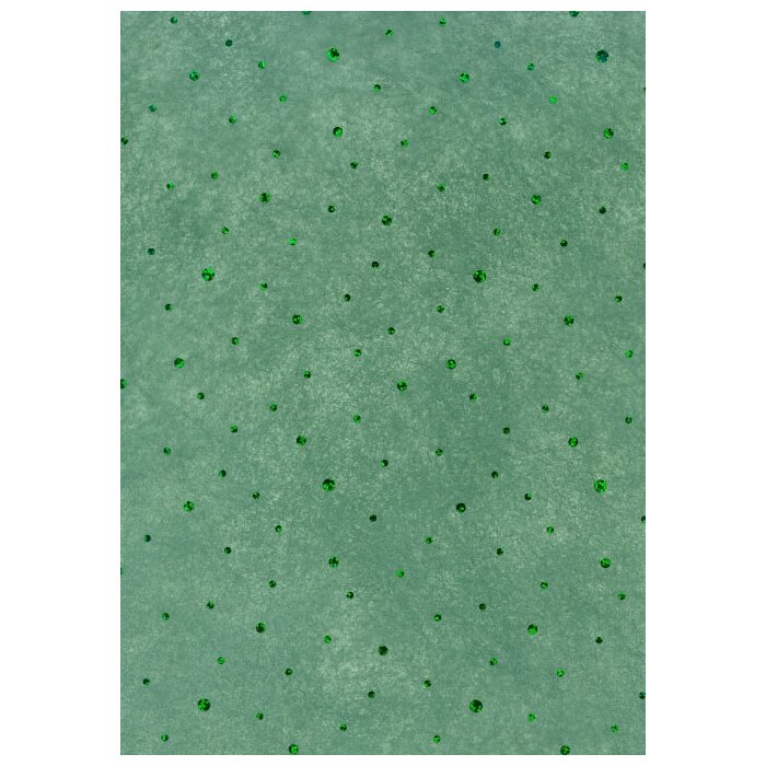 Papier 50x70cm Stippen Vliesdoek donkergroen