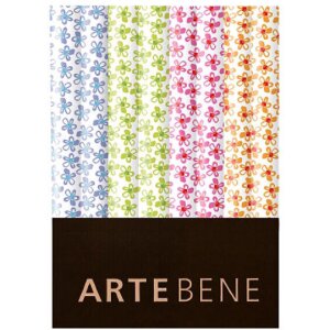 Artebene Inpakpapier Bluemchen blauw groen 70x200 cm rol