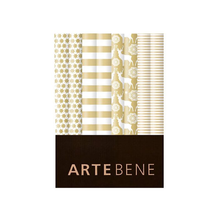 Artebene Inpakpapier Sterren 70x200 cm Rol