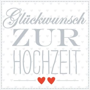 Mini Kaart Bruiloft Harten