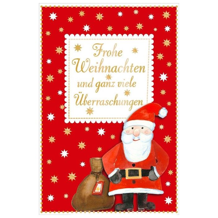 Artebene Kerst Verrassingen Kaart, reliëf