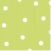 Papieren servetten 25x25 cm Stippen Strepen lime