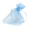 Organza zakje 9x12 cm lichtblauw