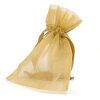 Organza zakje 9x12 cm goud