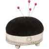 Speldenkussen met doosje antiek 6,5x5x4 cm