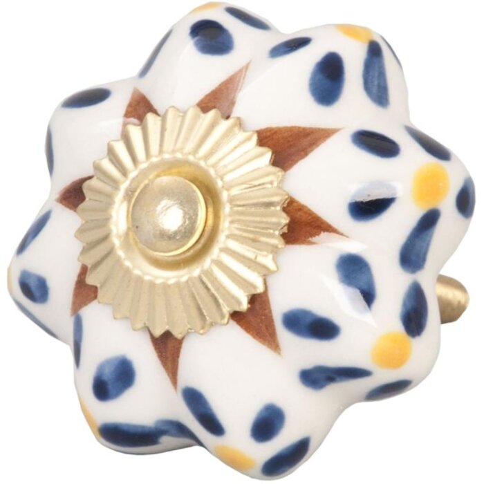 Décor blauw bruin (61854)