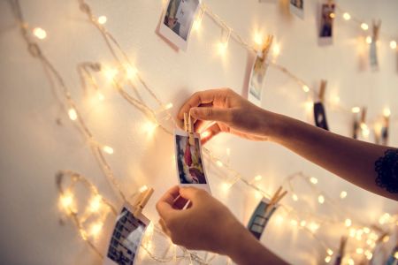 Ophangen van foto's hoogte